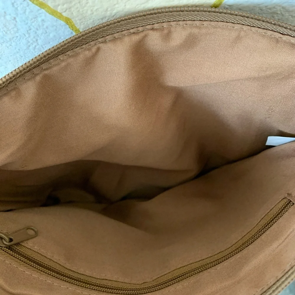 Crossbody Faux Leather Floral Embroidered Purse